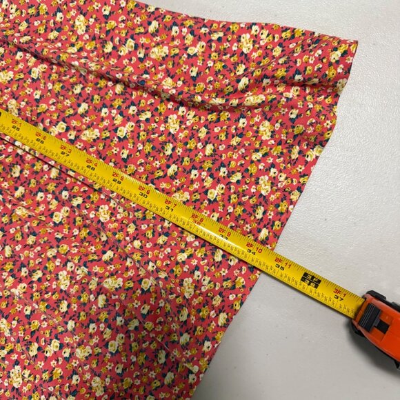 Old Navy Coral Floral Sleeveless Knit Swing Tank Dress Womens size Small NEW - Picture 8 of 8